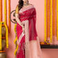 Classic Benarasi Semi Silk Saree | Magenta Pink