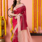 Classic Benarasi Semi Silk Saree | Magenta Pink
