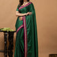 Traditional Ilkal Viscose Saree | Emerald Green