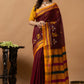 Traditional Ilkal Viscose Saree | Deep Maroon