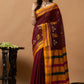 Traditional Ilkal Viscose Saree | Deep Maroon
