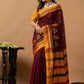 Traditional Ilkal Viscose Saree | Deep Maroon