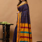 Traditional Ilkal Viscose Saree | Navy Purple