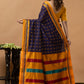 Traditional Ilkal Viscose Saree | Navy Purple