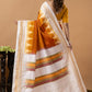 Traditional Ilkal Viscose Saree | Ivory And Burnt Orange