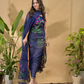 Classic Blue Jamdani 2-Piece Set Kurti & Dupatta (UNSTITCHED) -780