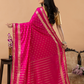 Classic Mysore Semi Silk Saree | Fuchsia Pink