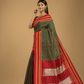 Pure Ilkal Saree With Pine Green - 050