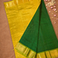 Handloom Handloom Silk Cotton Saree  |  Moss Green