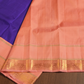 Silk Mark Certified Handloom Kanjivaram Silk Saree  |  Indigo Purple