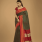Pure Ilkal Saree With Pine Green - 050