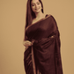 Wine Red Matka Silk Jamdani Saree - 040