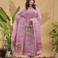 Light Pink Jamdani 2-Piece Set Kurti & Dupatta (UNSTITCHED) -791