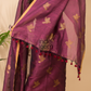 Rose Red 2-Piece Set Kurti & Dupatta (UNSTITCHED) - 062