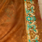 Banarasi Exclusive Ektara Kora JAMDANI Tilfi saree | Brown