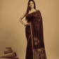 Matka Silk Jamdani Saree With Wine Red - 040