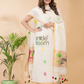 Pearl White Linen X Linen 2-Piece Set Kurti & Dupatta (UNSTITCHED) - 064