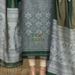 Dark Green Mercerised Cotton Baluchari 2-Piece Set Kurti Dupatta (UNSTITCHED)-887
