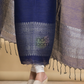 Russian Purple Muslin Linen 2-Piece Set Kurti & Dupatta (UNSTITCHED) - 870