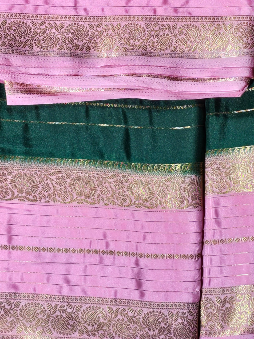 Classic Mysore Silk Saree  |  Teal Green