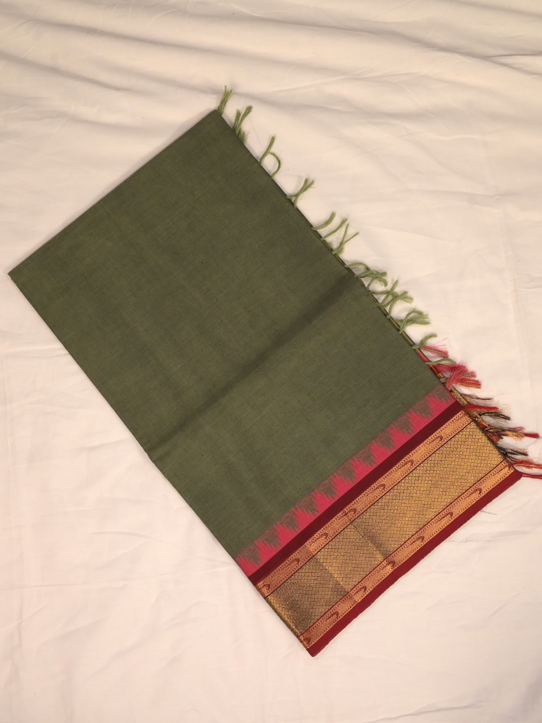 Kanchi Cotton|Rust Orange & Mustard Yellow