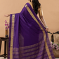 Classic Mysore Semi Silk Saree | Royal Purple