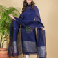 Russian Purple Muslin Linen 2-Piece Set Kurti & Dupatta (UNSTITCHED) - 870