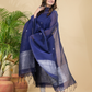 Russian Purple Muslin Linen 2-Piece Set Kurti & Dupatta (UNSTITCHED) - 870