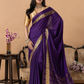 Classic Mysore Semi Silk Saree | Royal Purple