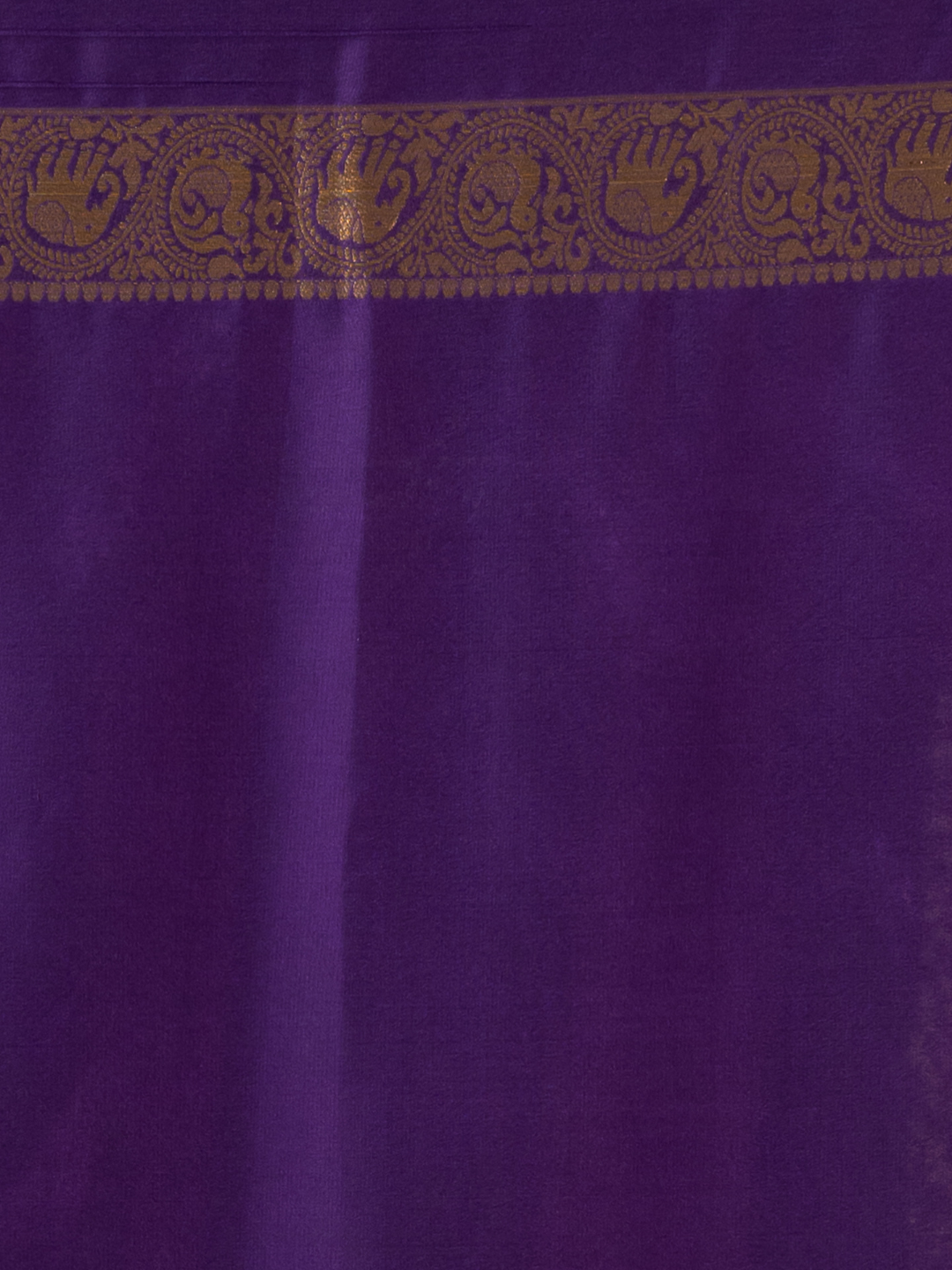 Classic Mysore Semi Silk Saree | Royal Purple