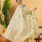 Classic Kota Doria Cotton Unstitched 2-Piece Kurti | Lemon Yellow