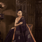 Wine Purple Jamdani Saree - 012