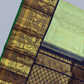 Handwoven Pure Gadwal Silk Saree  |  Sage Green