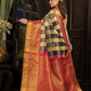 Chaturanga - Classic Madras checked silk in heritage tones