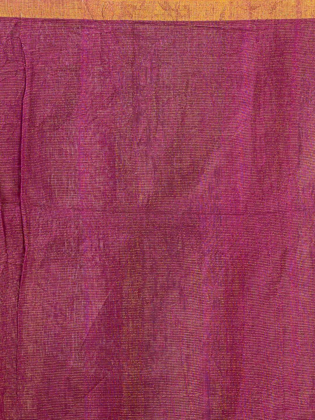 Pure Handloom Linen Saree | Deep Purple
