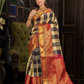 Chaturanga - Classic Madras checked silk in heritage tones