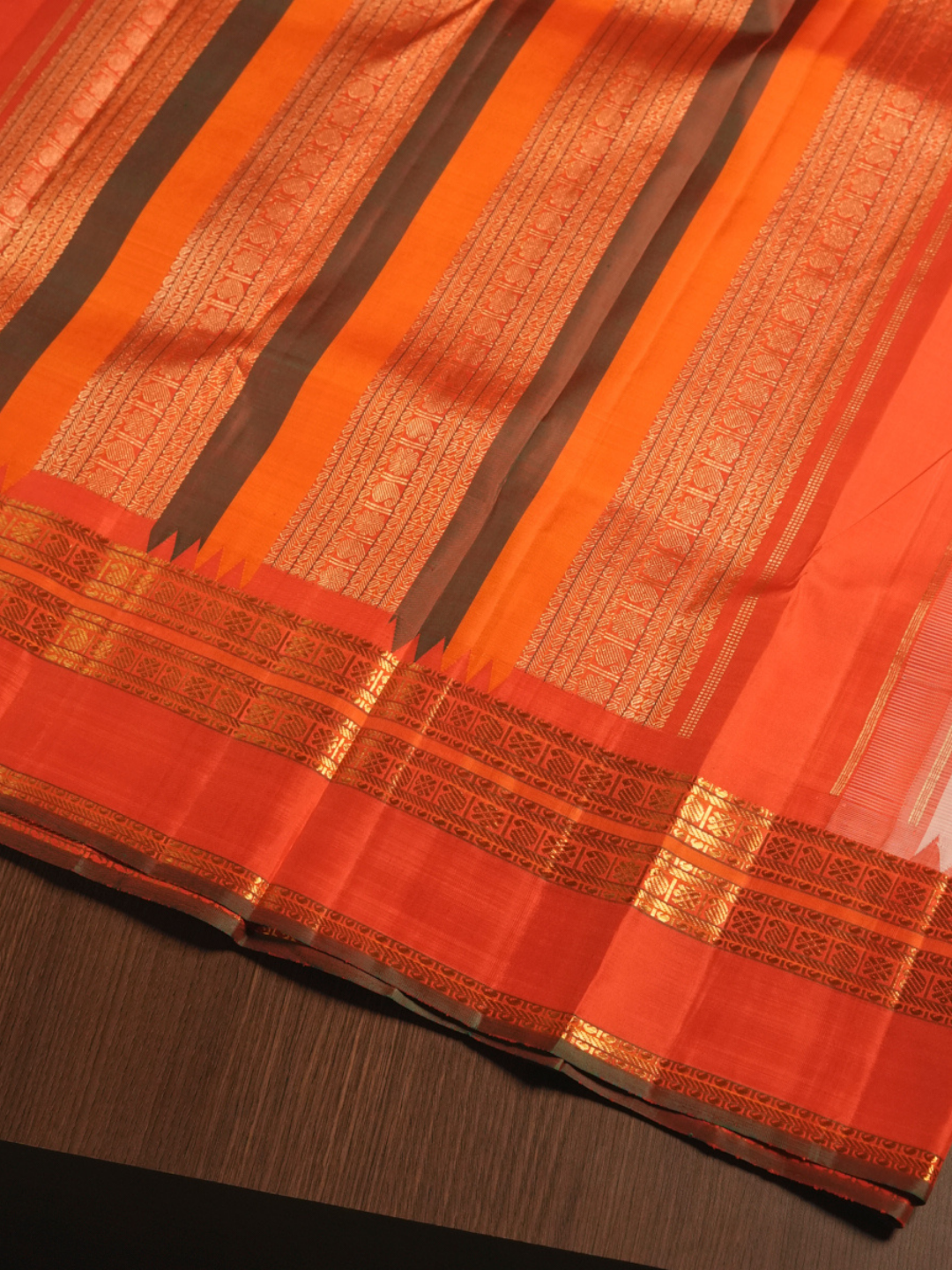 Kanjivaram Saree in Rose Pink