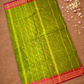 Chettinad Cottton Saree With Olive Green