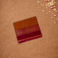 Chettinad Cottton Saree With Burnt Orange