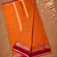 Chettinad Cottton Saree With Burnt Orange