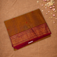Chettinad Cottton Saree With Brown with gold shade