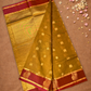 Chettinad Cottton Saree With Bronze Brown