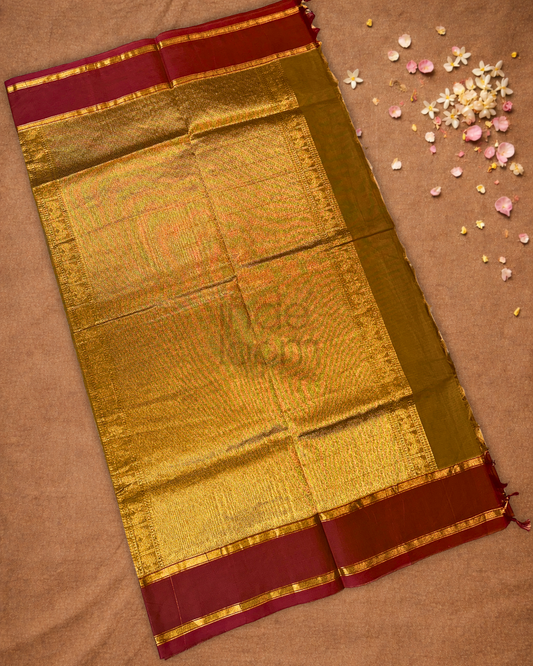 Chettinad Cotton Saree  |  Caramel Brown