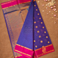 Chettinad Cottton Saree With Royal Blue