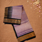 Handloom Korvai Silk Cotton Saree  |  Baby Pink