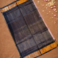 Handloom Korvai Silk Cotton Saree  |  Baby Pink