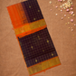 Handloom Korvai Silk Cotton Saree  |  Berry Pink