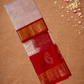 Pure Handloom Korvai Saree | Apple Red