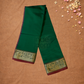 Pure Handloom Korvai Saree | Pine Green