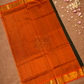 Handloom Korvai Silk Cotton Saree  |  Bottle Green